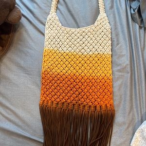 Ombré woven bag!